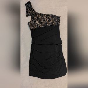 City Triangles one shoulder dress